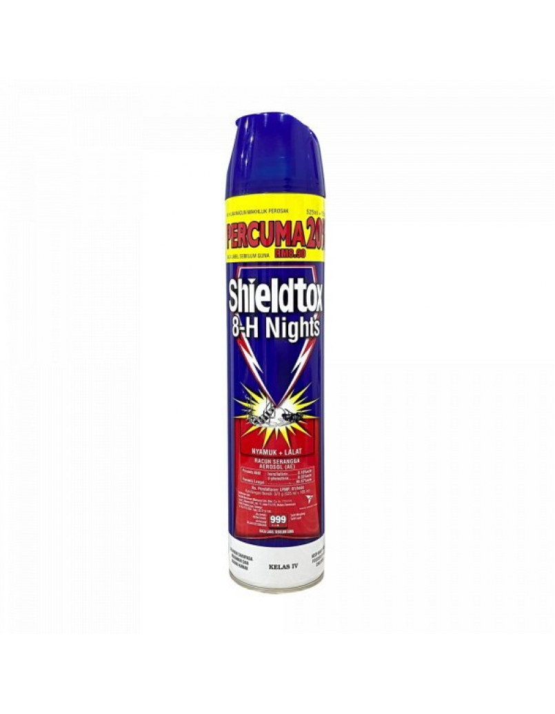 SHIELDTOX 8-H NIGHTS 525ML+20%