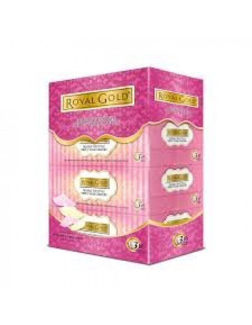 ROYAL GOLD BOX TISSUE(COLOUR) 4 X120'S