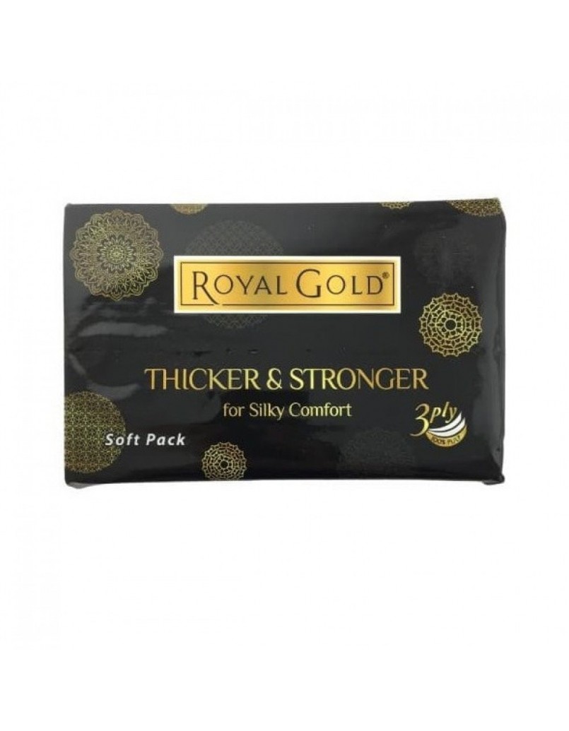 ROYAL GOLD SOFT PACK TISSUE (BLACK) 50'SH