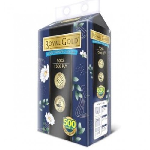ROYAL GOLD ELEGANT SOFT PACK  BOTTOM PULL 3PLY 16 X500SH