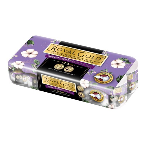 ROYAL GOLD TOILET ROLL 10RL