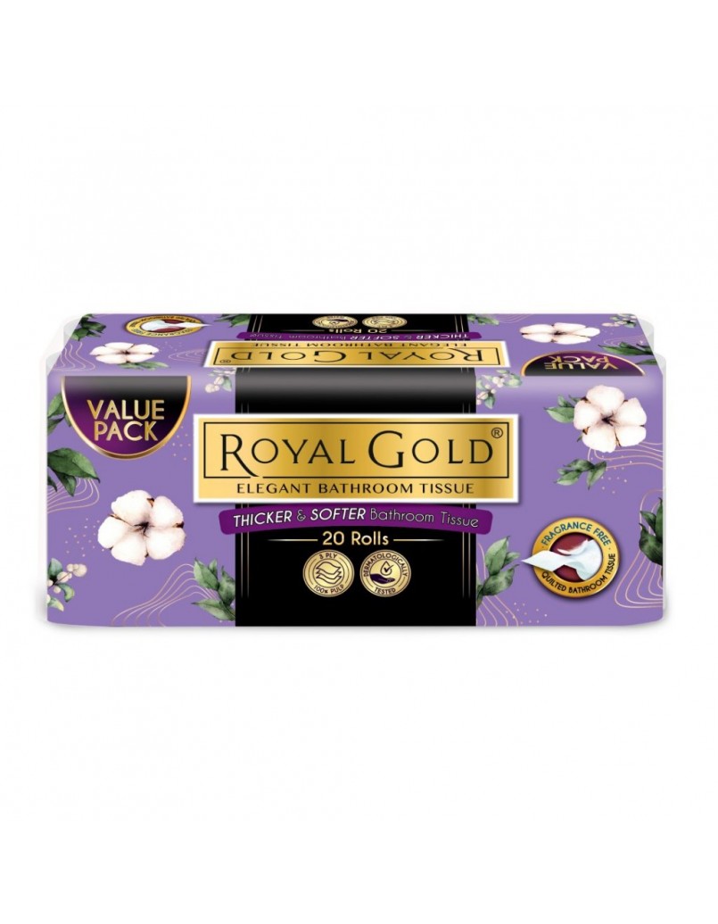 ROYAL GOLD TOILET ROLL 20RL