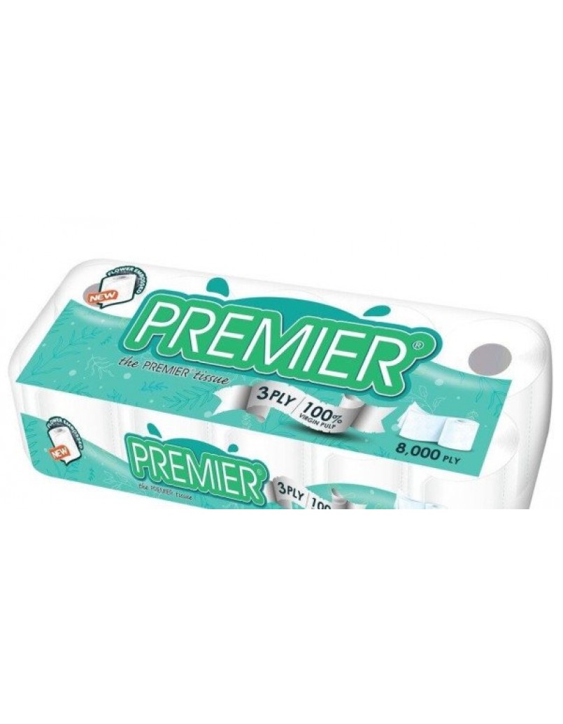 PREMIER 8000PLY TOILET PAPPER 10RL