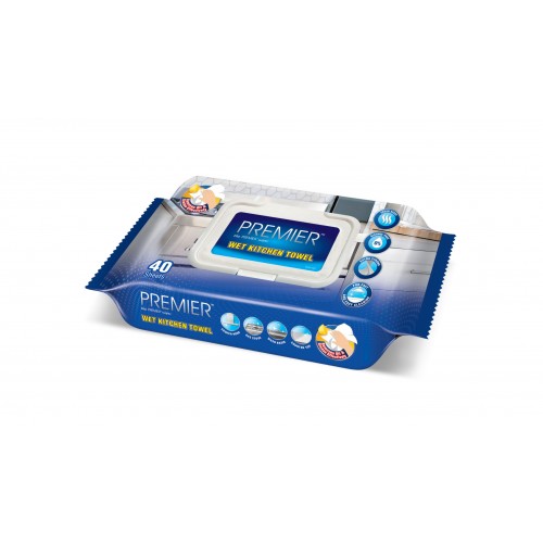 WK01 PREMIER PREMIER WET KITCHEN TOWEL 40'S