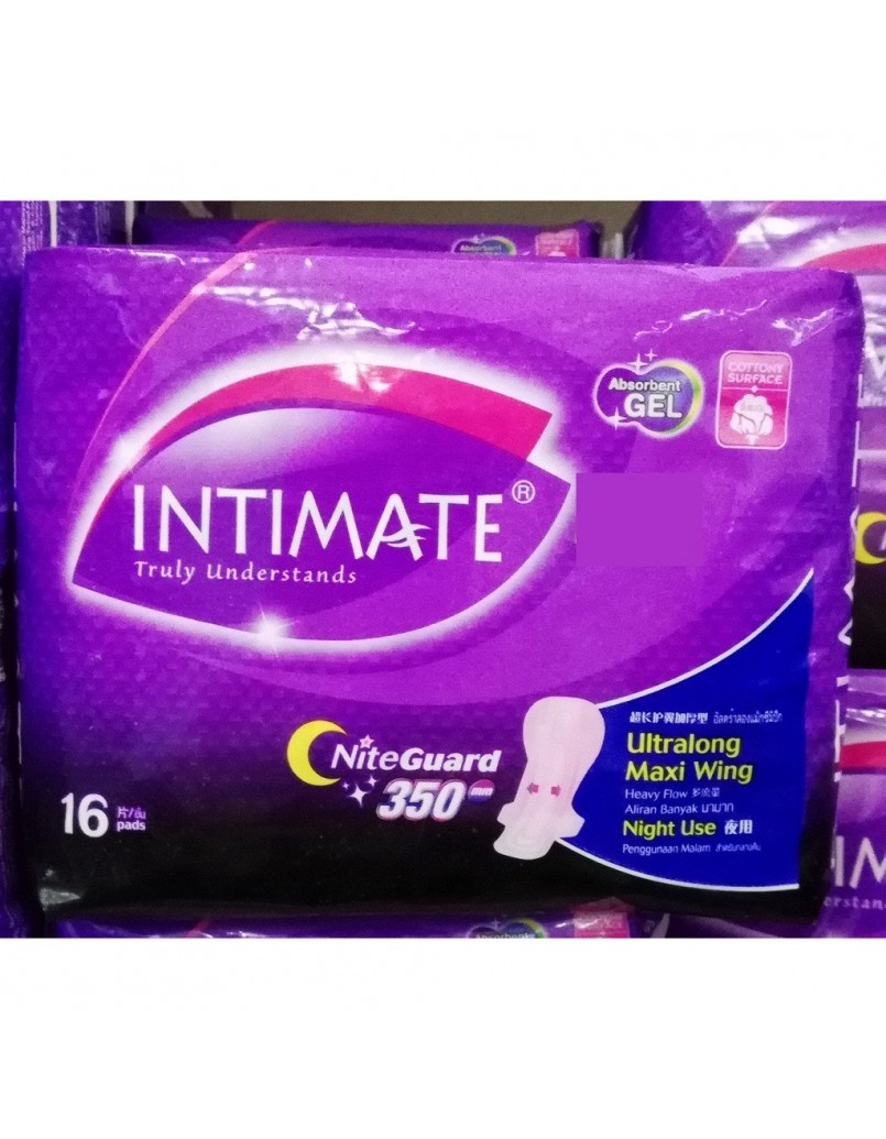 P60 INTIMATE MAXI WING NIGHT USE 16'S