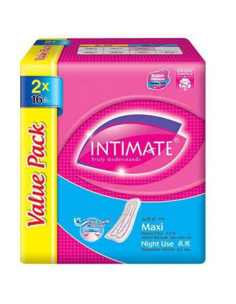 M100 INTIMATE NIGHT USE MAXI 2 X16'S