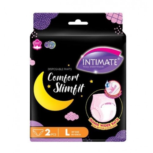 PN01 INTIMATE DISPOSABLE PANTS COMFORT SLIM FIT L 2'S