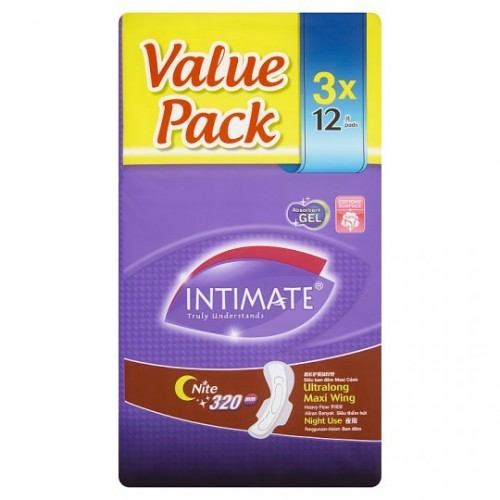 M116 INTIMATE NIGHT USE MAXI 320MM(W) 3 X12'S