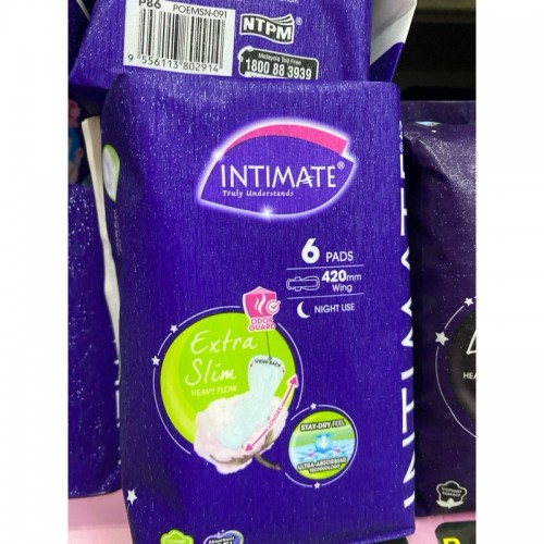 P86 INTIMATE EXTRA SLIM HEAVY FLOW 420MM - 6'S