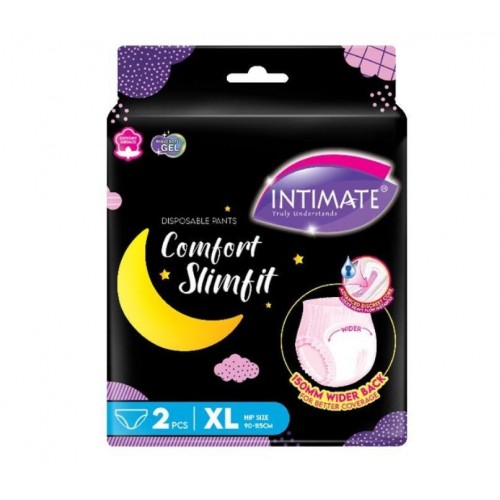 PW05 INTIMATE DISPOSABLE PANTS COMFORT SLIM FIT XL 2'S