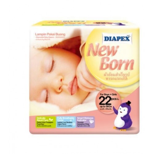 DIAPEX NEW BORN 22PCS