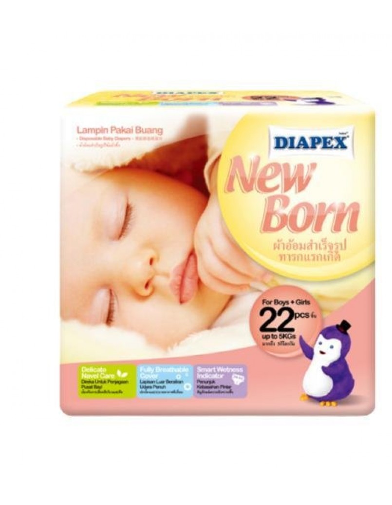 DIAPEX NEW BORN 22PCS