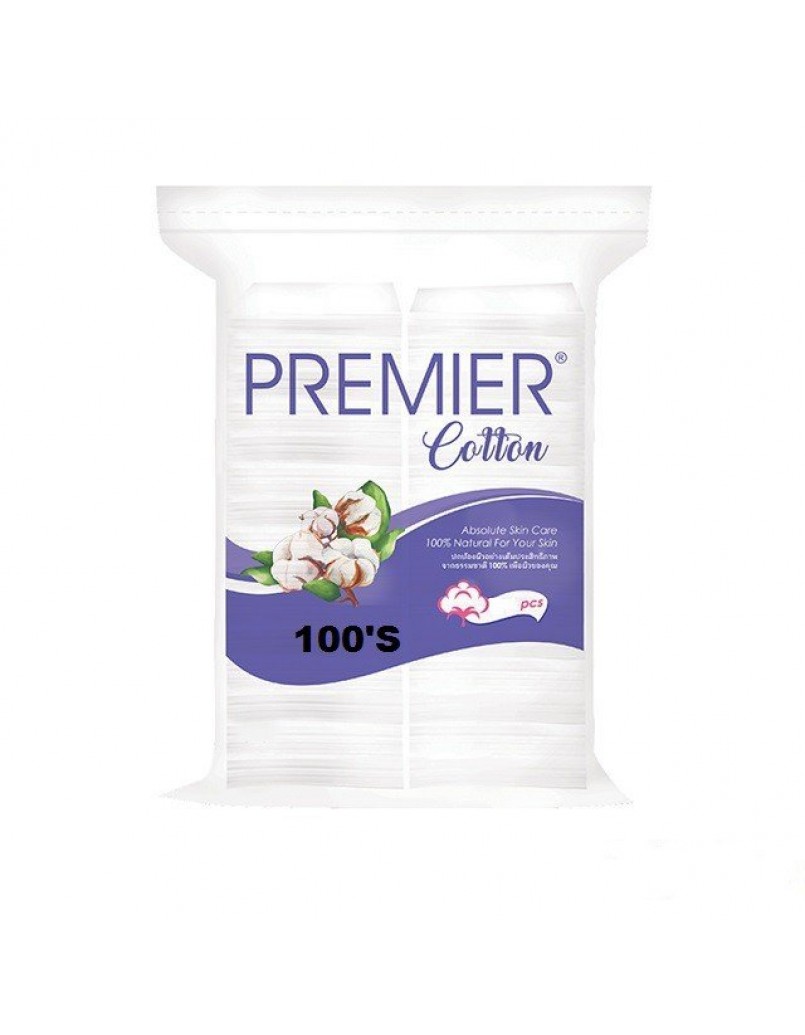 PREMIER FACIAL COTTON 100'S