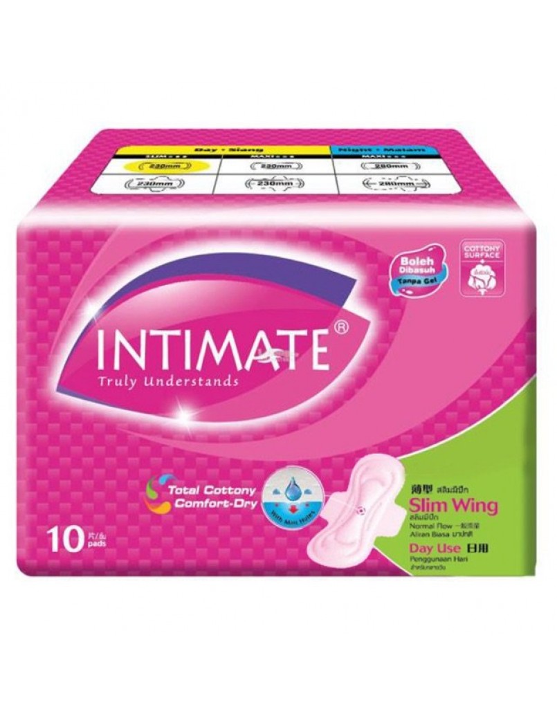 P52 INTIMATE DAY USE SLIM(WING) 10'S