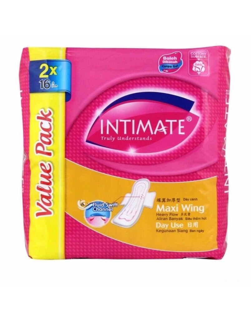 M27 INTIMATE DAY USE MAXI(WING) 2 X16'S