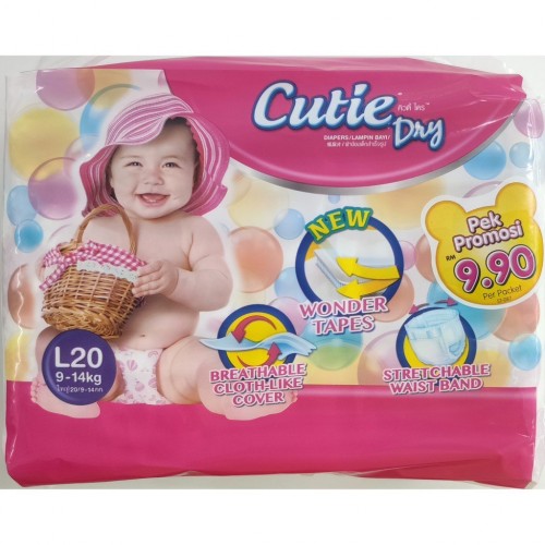 CUTIE DRY (L) 20PCS