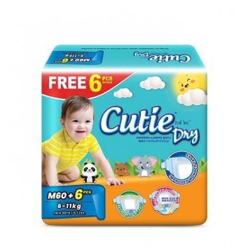 CUTIE DRY (M) 66PCS