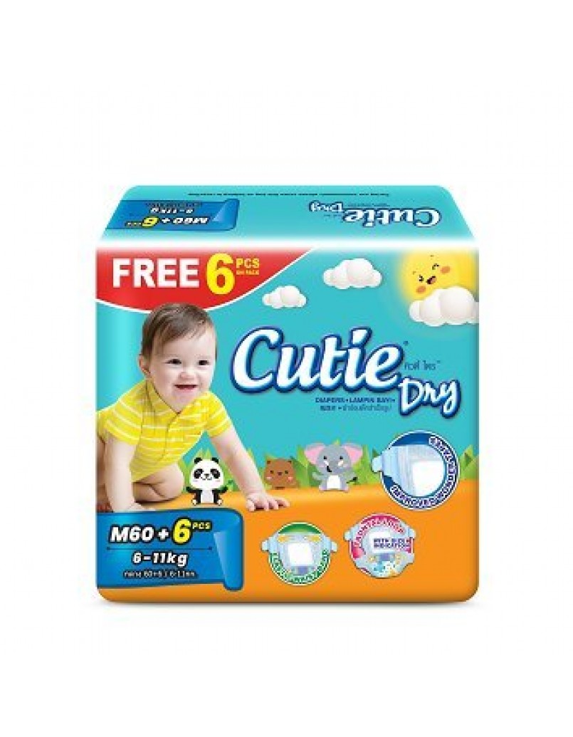 CUTIE DRY (M) 66PCS