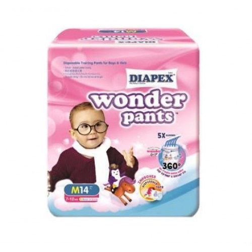 DIAPEX WONDER PANTS(M) 14PCS