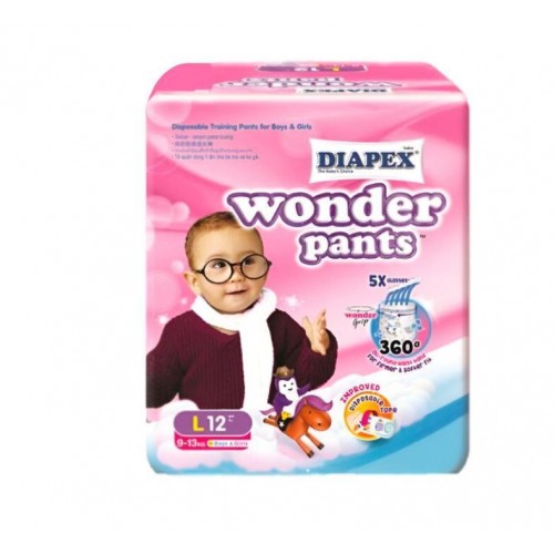 DIAPEX WONDER PANTS(L) 12PCS