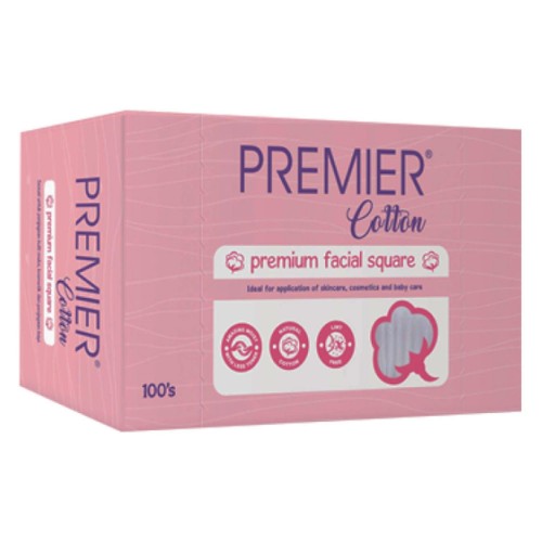 PREMIER PREMIUM FACIAL SQUARE 100'S