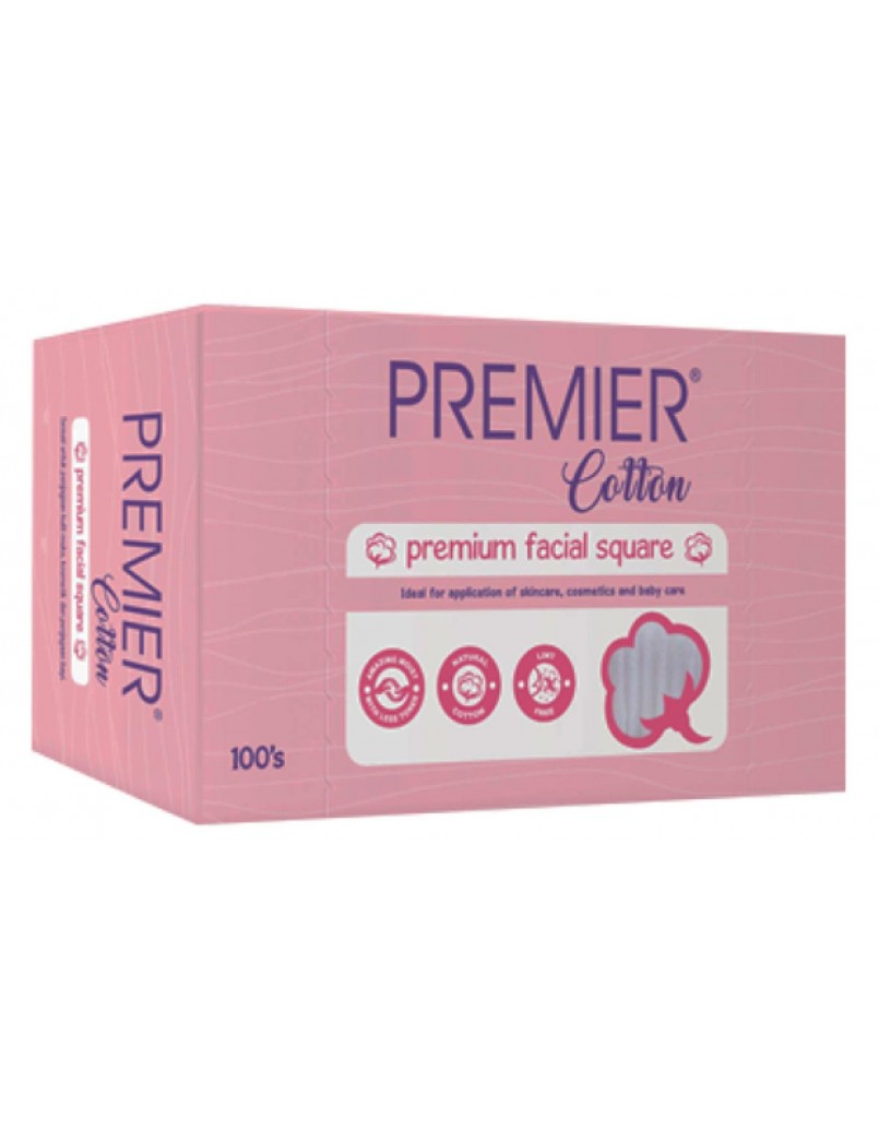 PREMIER PREMIUM FACIAL SQUARE 100'S