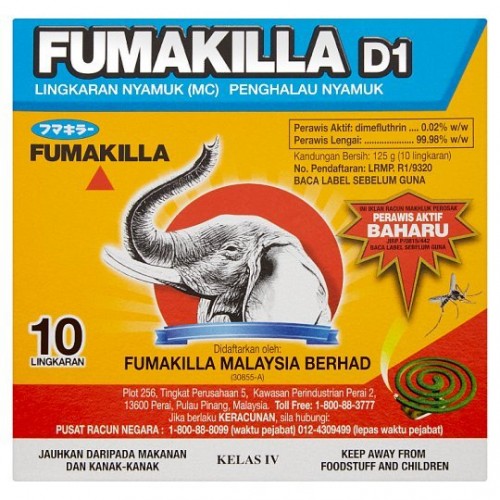 FUMAKILLA COIL 10'S