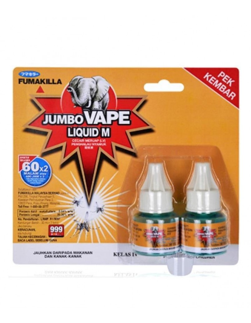 FUMAKILLA JUMBO VA LIQ M TWIN PACK 60N