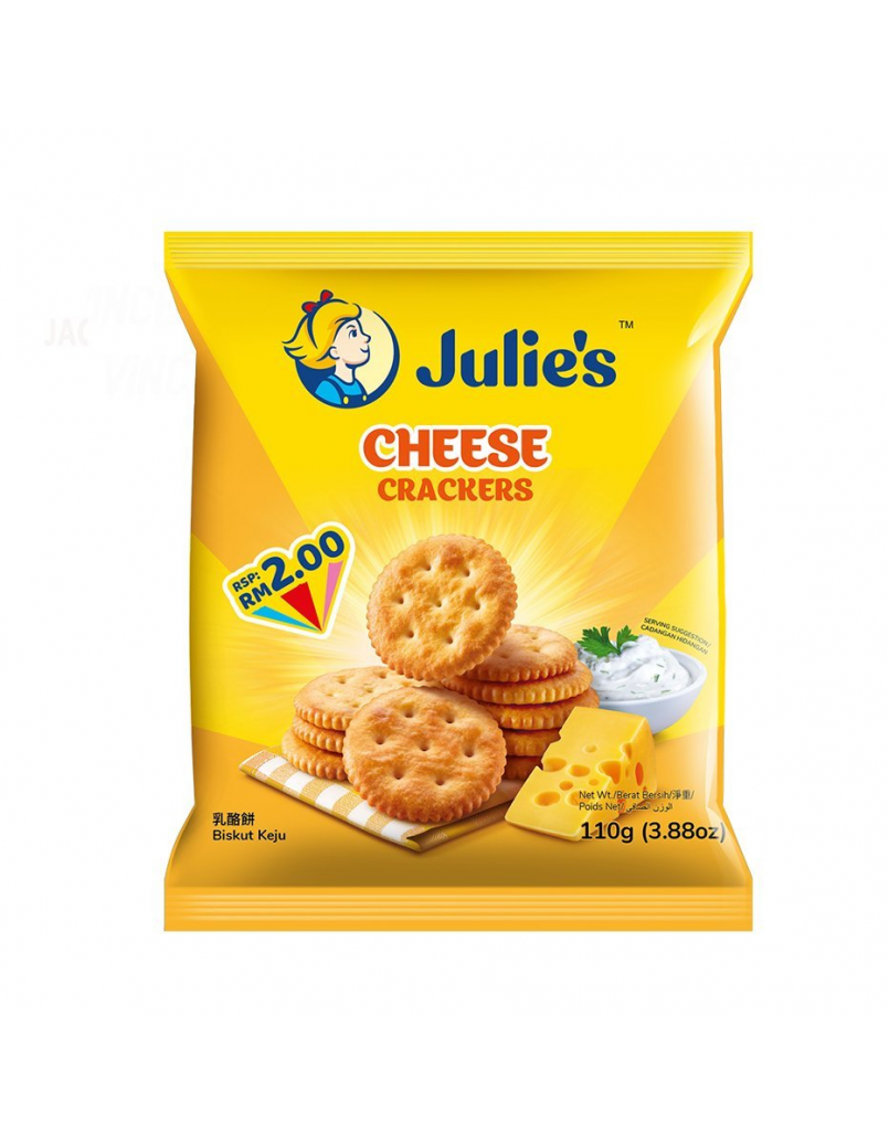 JULIE'S CHEESE CRACKERS 110G