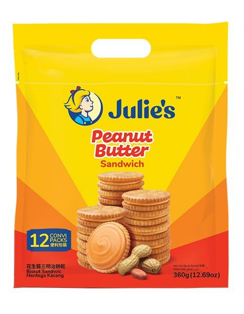 JULIE'S PEANUT BUTTER SANDWICH 360G