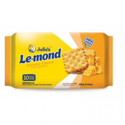 JULIE'S LE-MOND CHEDDAR 180G