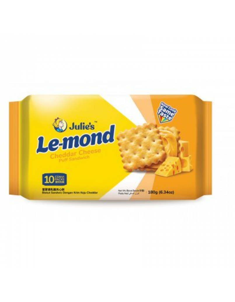 JULIE'S LE-MOND CHEDDAR 180G