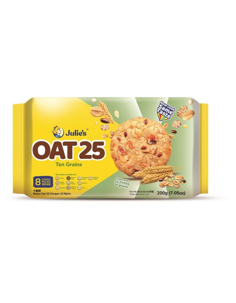 JULIE'S OAT25 TEN GRAINS 200G