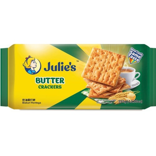 JULIE'S BUTTER CRACKERS 395G