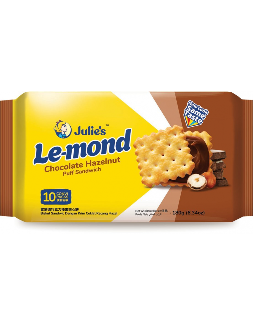 JULIE'S LE-MOND HAZELNUT 180G