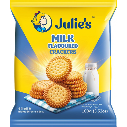 JULIE'S MILK CRACKERS 100G