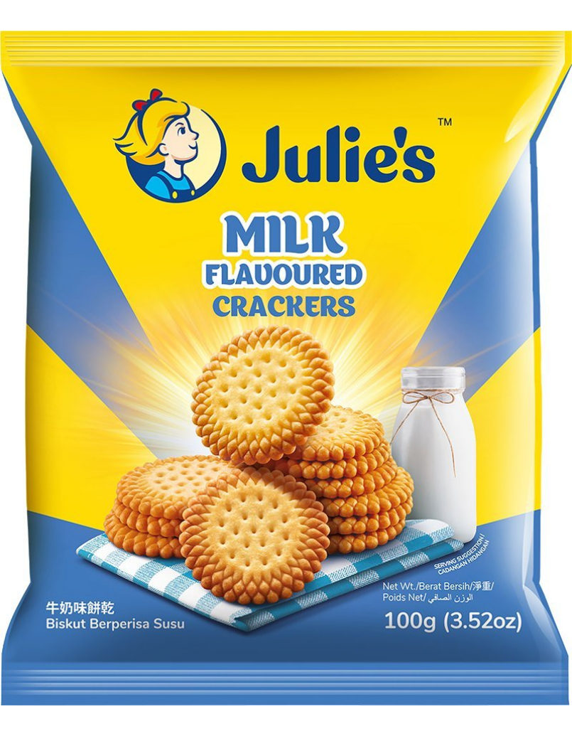 JULIE'S MILK CRACKERS 100G