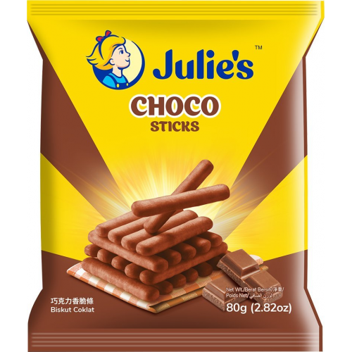 JULIE'S CHOCO STICKS 80G