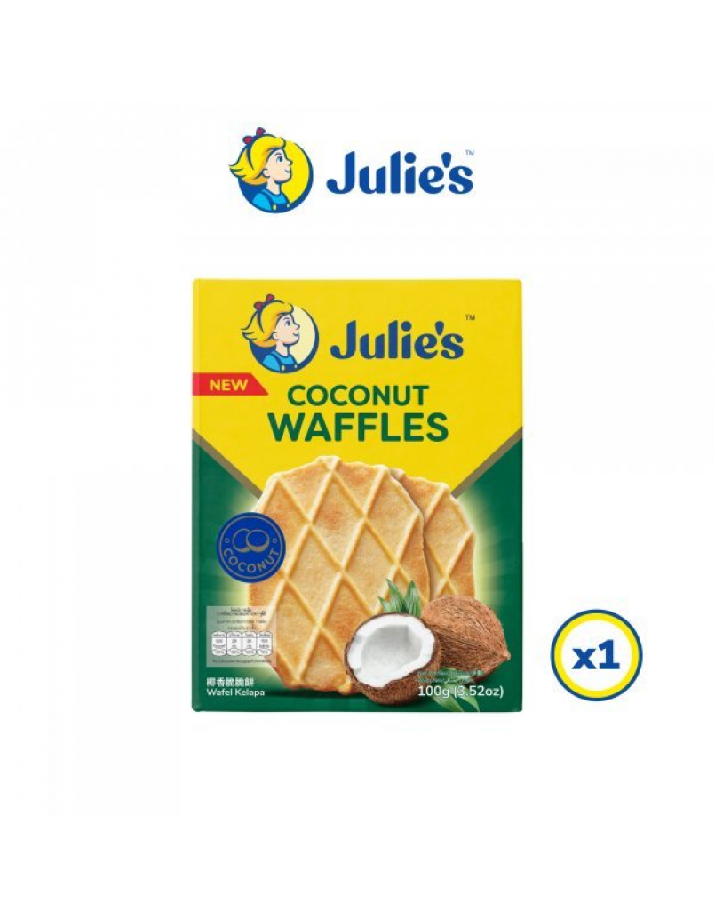 JULIE'S COOCNUT WAFFLES 100G