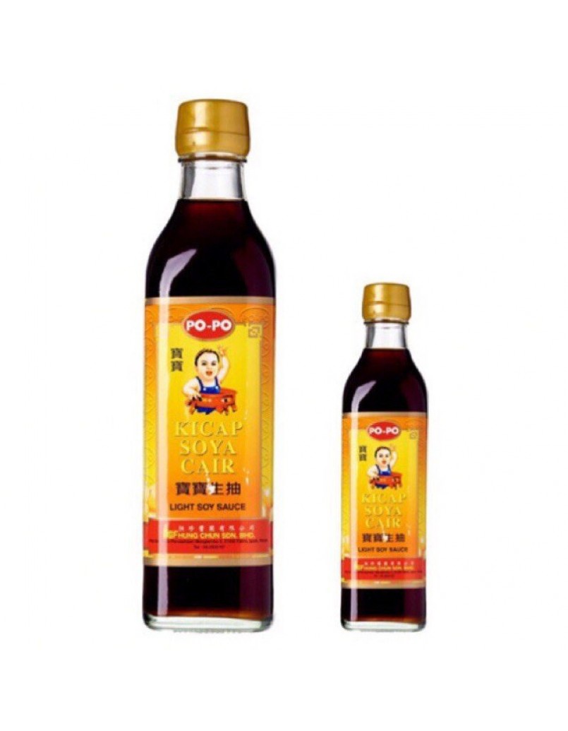 POPO KING LIGHT SOYA SAUCE 720ML