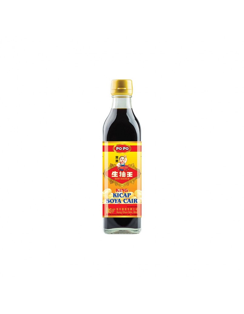 POPO KING LIGHT SOYA SAUCE 360ML