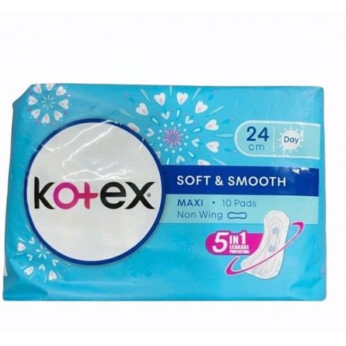 KOTEX S&S MAXI 24CM N/WING 10'S