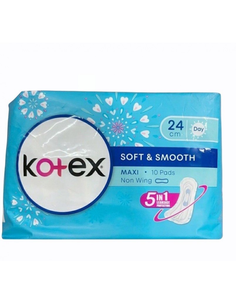 KOTEX S&S MAXI 24CM N/WING 10'S