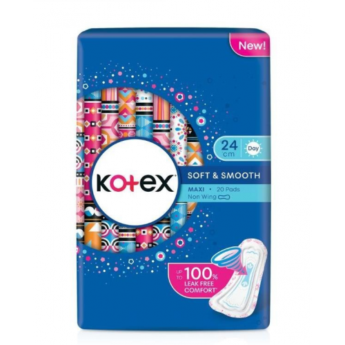 KOTEX S&S MAXI 24CM N/WING 20'S