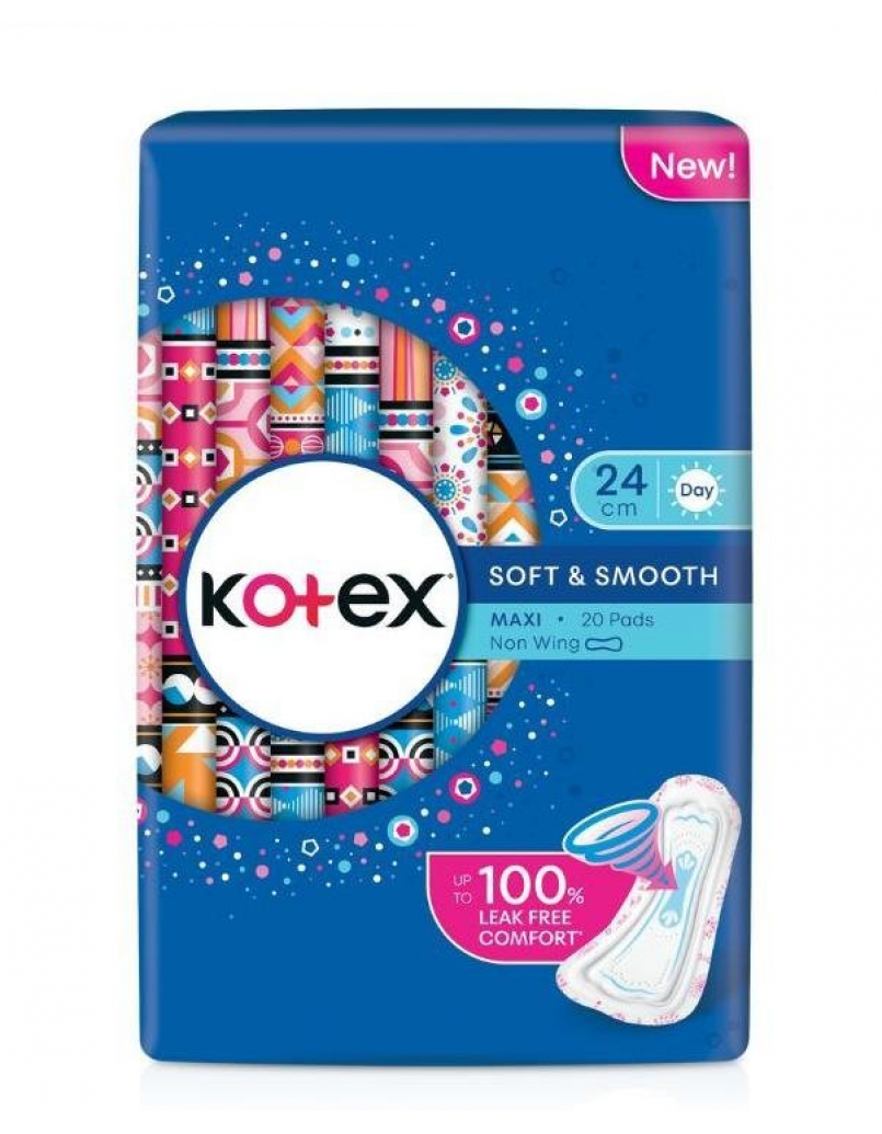 KOTEX S&S MAXI 24CM N/WING 20'S