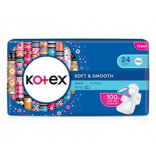 KOTEX S&S MAXI 24CM WING 16'S