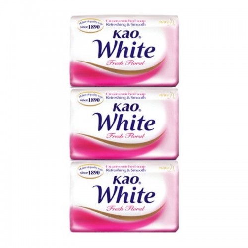 KAO WHITE SOAP FRESH FLORAL 3 X85G