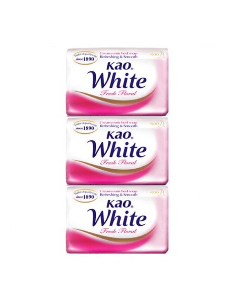 KAO WHITE SOAP FRESH FLORAL 3 X85G