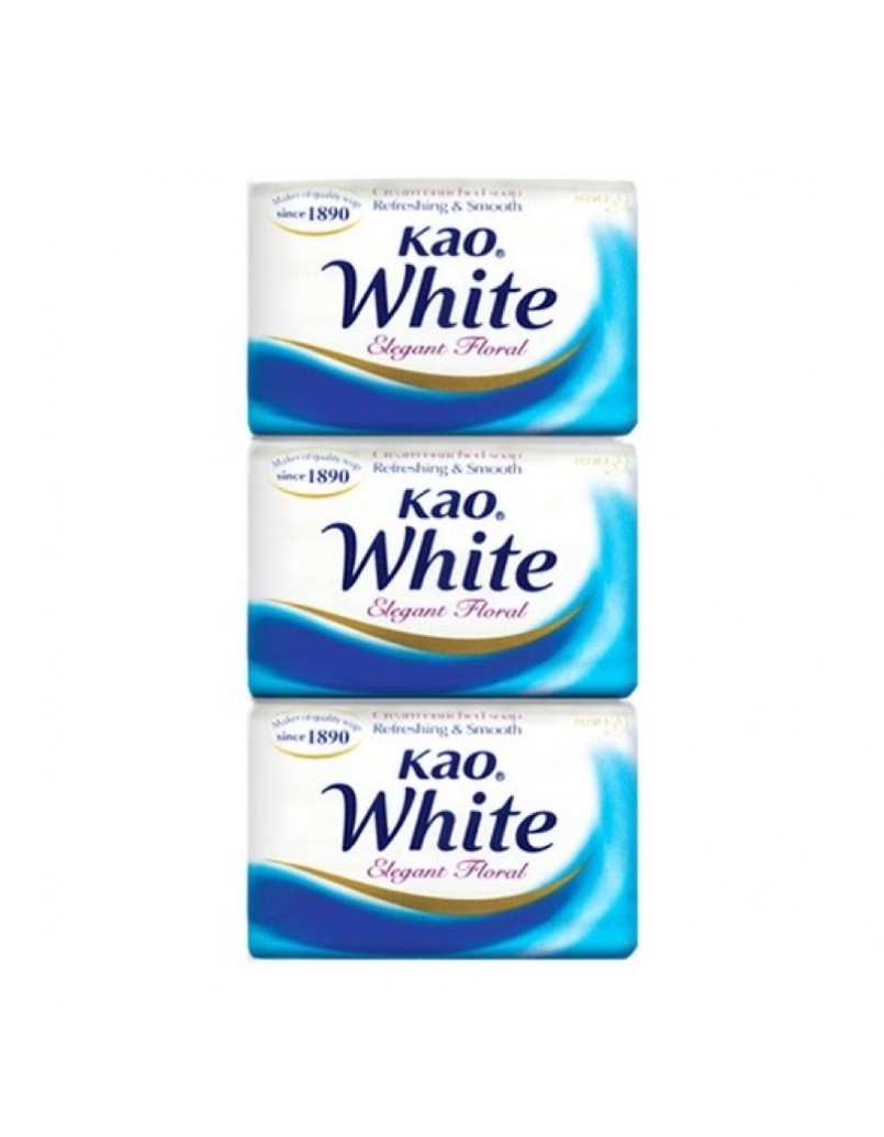 KAO WHITE SOAP ELEGENT FLORAL 3 X85G