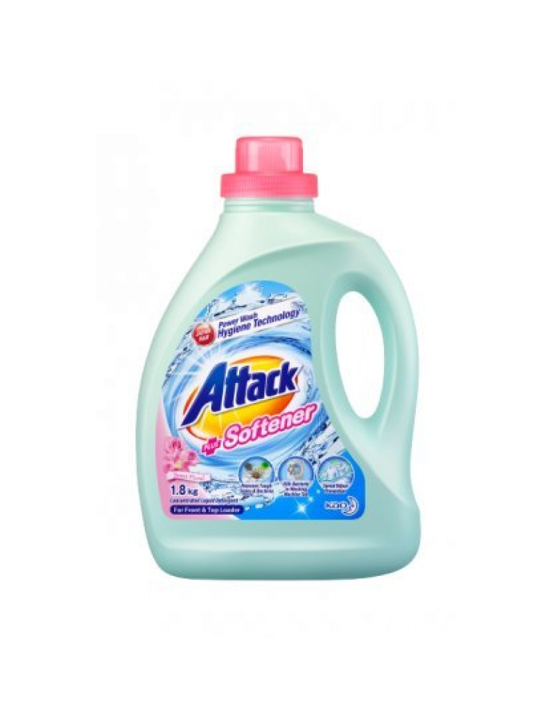 ATTACK LIQUID PLUS SOFTENER(SWEET FLORAL) 1.8L